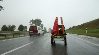 Робота-платформу тестували на дорогах Львівщини