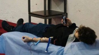 У костелі здавали кров для військових