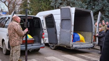 У Самборі провели в останню путь двох військових, які віддали життя за Україну