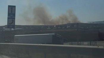 Біля Львова горить пів гектара сухої трави: є ризик займання лісу