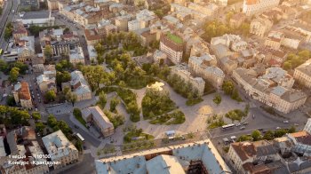 У Львові показали вигляд запланованого громадського простору замість ринку “Добробут”