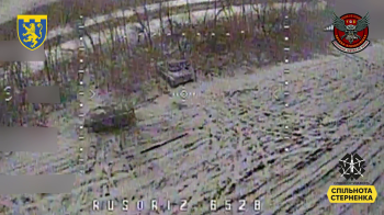 Військові 103-ї львівської бригади дронами вдарили по техніці росіян