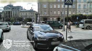 На яких вулицях Львова найчастіше паркуються на пішохідних переходах