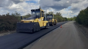 На Львівщині триває ремонт понад 18 км дороги “Нагірне – Добромиль”