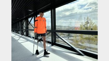 У Львові здійснили мрію 28-річного поліцейського, який на війні втратив ногу