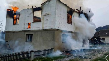 В селі біля Жовкви через пожежу згорів двоповерховий будинок