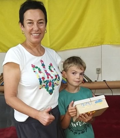На Стрийщині 8-річний хлопчик облаштував блокпост, щоб зібрати гроші для ЗСУ