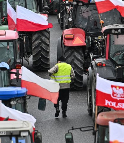 Польські протестувальники продовжують блокувати пункт пропуску на Львівщині