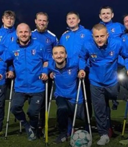 У Львові презентували футбольну команду військових з інвалідністю