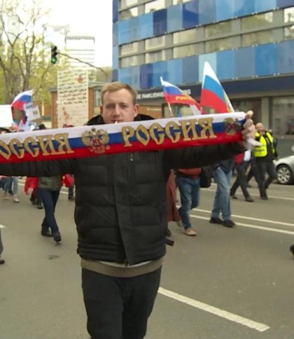 У Німеччині росіяни погрожують за гасло "Слава Україні"