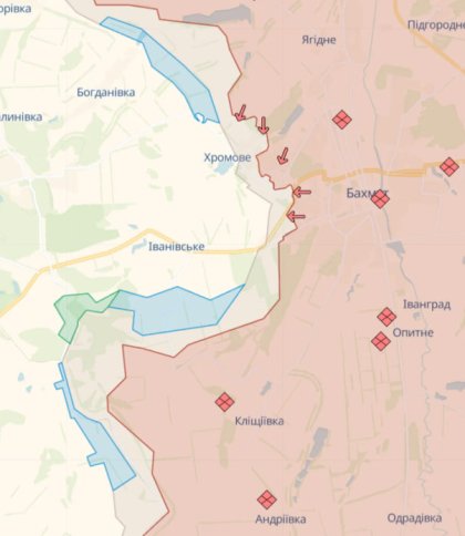 На Бахмутському напрямку ЗСУ просунулись на 1.7 км за добу
