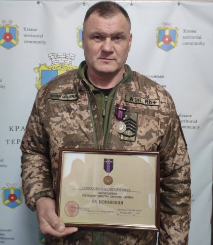 Двічі поранений залишився на позиціях: військовий із Львівщини отримав відзнаку