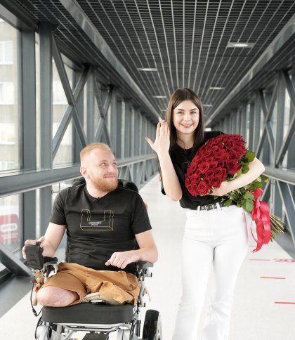 У Львові ветеран освідчився коханій у реабілітаційному центрі