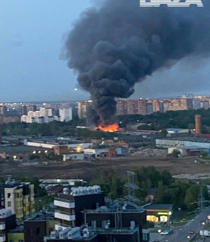 У Підмосков'ї палає пожежа (відео)