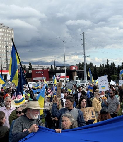 На Алясці відбувся проукраїнський мітинг