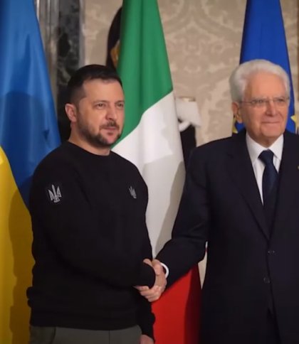 Зеленський зустрівся з президентом Італії в Римі (відео)