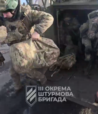 Бійці Третьої окремої штурмової бригади в Авдіївці, скриншот з відео