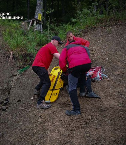 Велосипедист травмувався під час спуску з гори на Львівщині