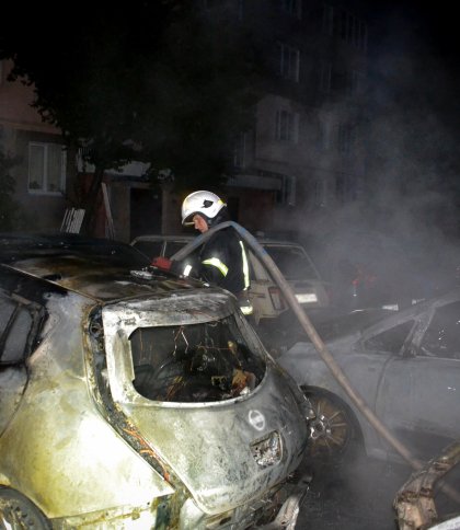 Фото пожежі на вулиці Хоткевича