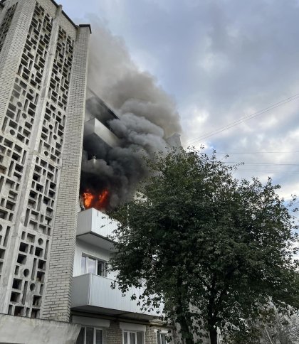 У Шептицькому внаслідок сильної пожежі у багатоквартирному будинку троє постраждалих