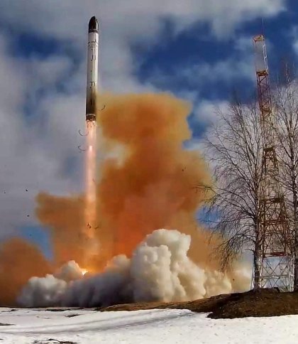 Поки Байден був в Україні, Росія невдало випробовувала міжконтинентальну ракету «Сармат» — ЗМІ