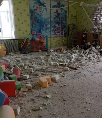 Загострення на Донбасі: російські окупанти під час обстрілу влучили у дитсадок