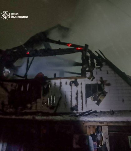 На Самбірщині внаслідок пожежі загинула людина