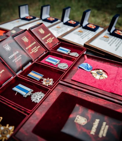 Воїнів 45-ї артилерійської бригади з Львівщини відзначили державними нагородами