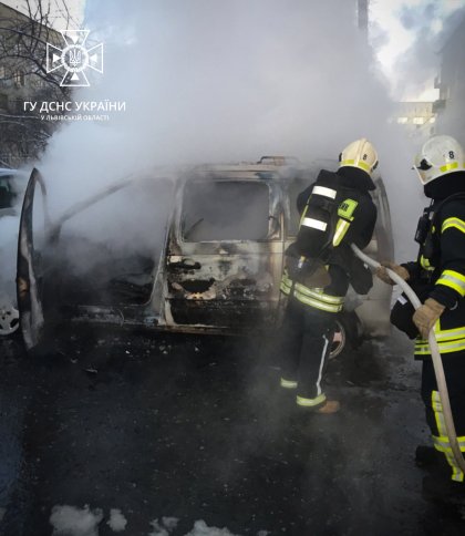 10 січня на Львівщині згоріло чотири автомобілі