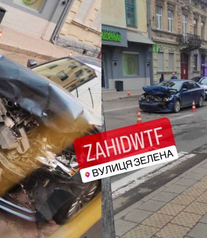 У Львові на вулиці Зеленій сталася ДТП, рух ускладнений