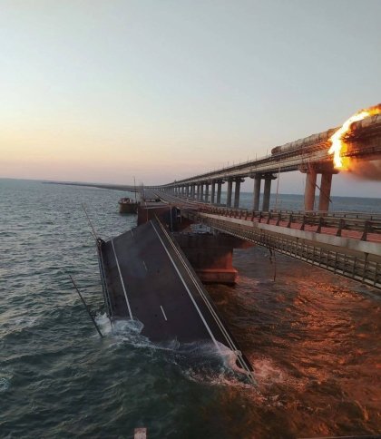 В росії наслідки руйнування Кримського мосту оцінили в пів мільярда рублів