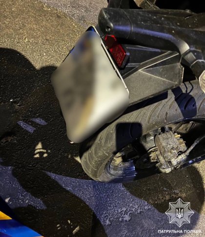 У Львові перед самою комендантською годиною патрульні піймали п’яного мотоцикліста