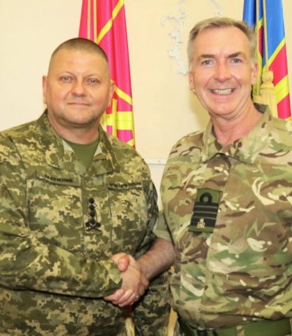 Обговорили плани майбутніх операцій: Головнокомандувач ЗСУ зустрівся з Начальником Штабу оборони Великої Британії