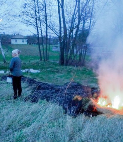 На Львівщині за добу оштрафували 13 паліїв сухої трави