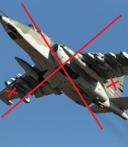 Українські зенітки збили російський літак Су-25 в районі Покровського