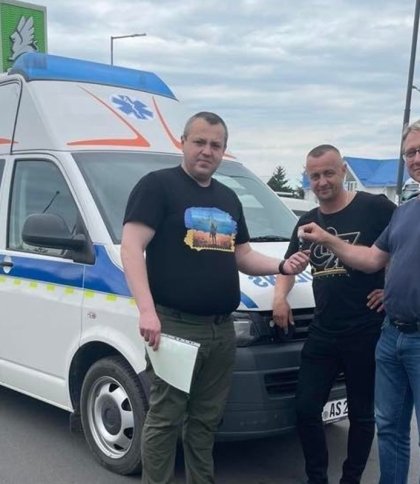 Дрогобицька лікарня отримала карету швидкої допомоги від Польщі