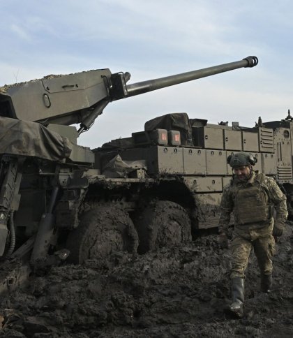 Українські військові на передовій. Фото: Genya Savilov/AFP/Getty Images