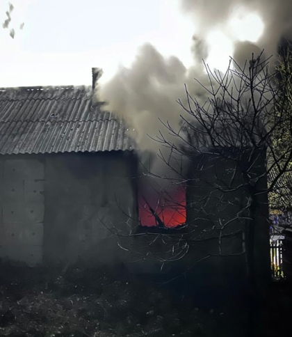 На Яворівщині внаслідок пожежі травмувався 75-річний чоловік