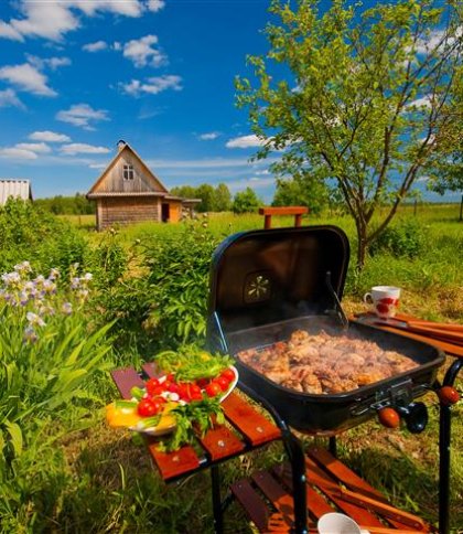 шашлик на природі