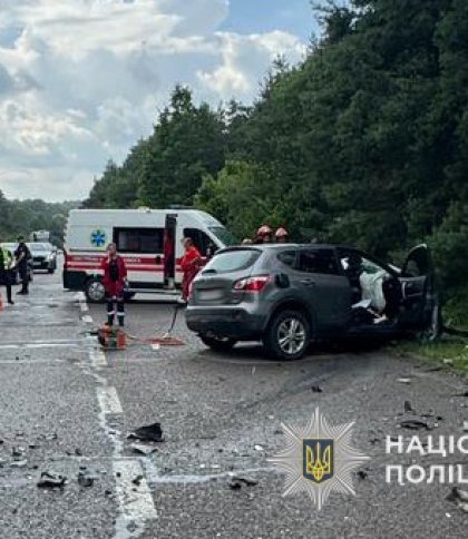 На Львівщині 46-річний водій Nissan загинув після зіткнення з вантажівкою