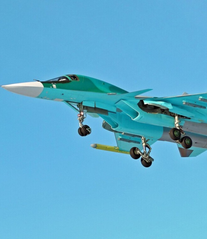 Фото — винищувач Су-34