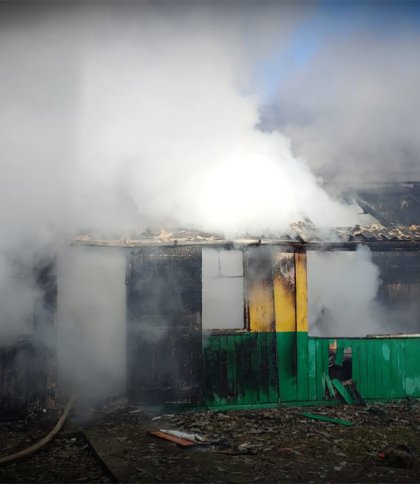 В пожежі у дерев’яному будинку на Стрийщині постраждав 49-річний чоловік