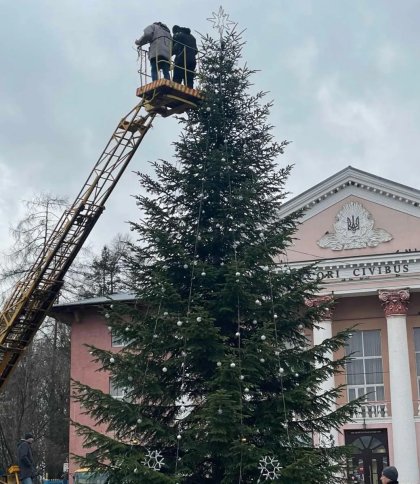 Невідомі викрали прикраси з головної ялинки у Миколаєві на Львівщині