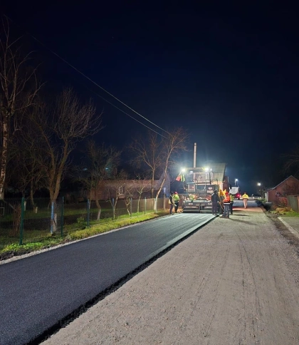 У Великій Вільшанці оновили частину дороги Красне – Чемеринці