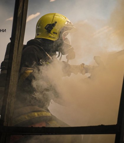 На Львівщині згоріла дерев’яна сауна, без постраждалих