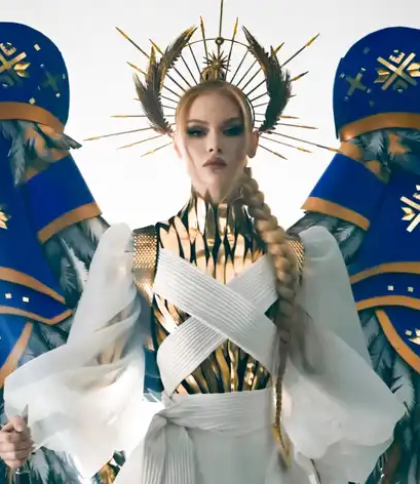 «Міс Україна Всесвіт 2022» представила футуристичний костюм, з яким поїде у США