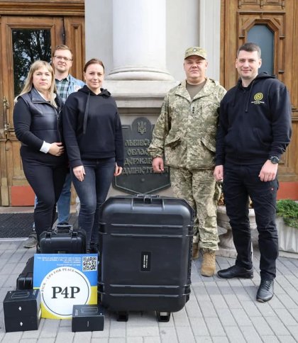 Львівська 103 бригада тероборони отримала дрон від британських благодійників