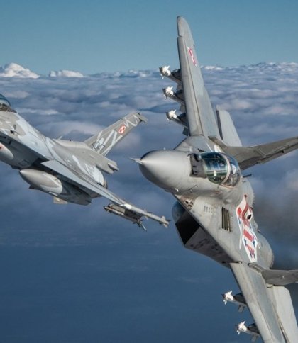 винищувачі F-16 польської армії, фото ілюстративне