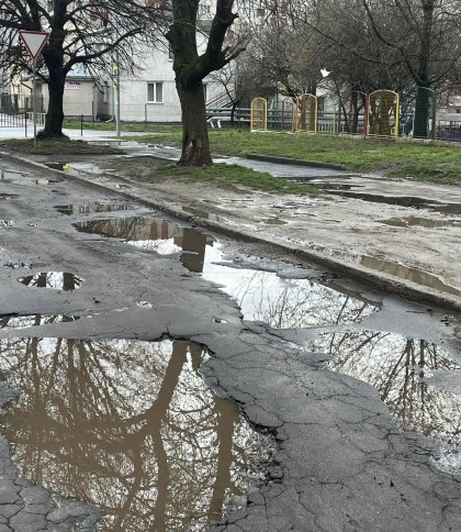«Неможливо пройти»: мешканці Львова скаржаться на стан хідника біля школи та дитсадочка