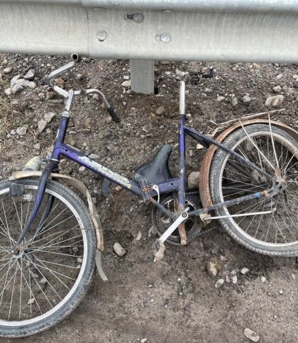Пошкоджений велосипед. Фото: Нацполіція Львіщвини